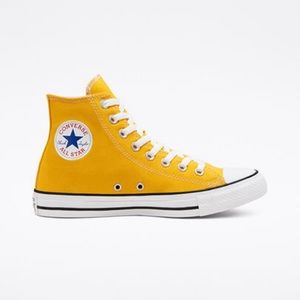 Yellow High Top Converse (Chuck Taylor All Star)